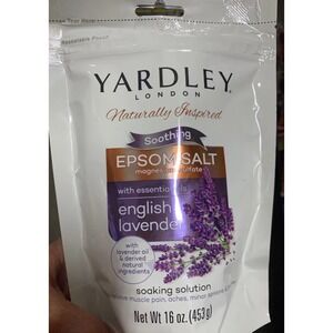(2) Yardley‎ London - English Lavender Epsom Salt With Essential Oils- 16oz Bag